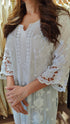 Hand Embroidered Lucknowi Kurta 1