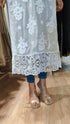 Hand Embroidered Lucknowi Kurta 3