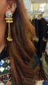 Dual Tone Short Kashmiri Earrings
