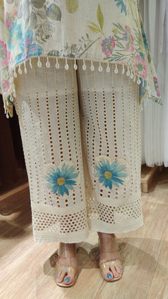 Blue Hakoba Kurta Set - view 8