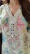 Blue Hakoba Kurta Set - view 7