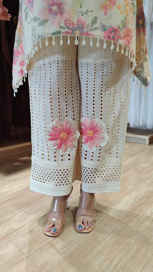 Pink Hakoba Kurta Set