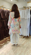 Pink Hakoba Kurta Set - view 4