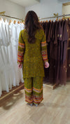 Mehendi Mirror Work Floral Coord Set