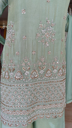Pista Shimmer Tissue Sharara Set
