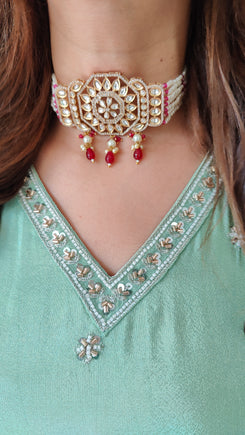 Pista Shimmer Tissue Sharara Set