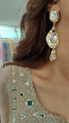 Champagne Long Yoke Kaftan Dress