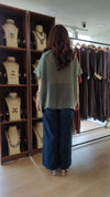 Green Thread Embroidered Shirt