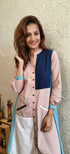 Patchwork Pastel Shirt Gown