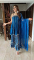Ink Blue Sharara Set