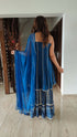 Ink Blue Sharara Set