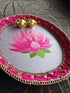 Lavender Lotus Pooja Thali Set - Accessory