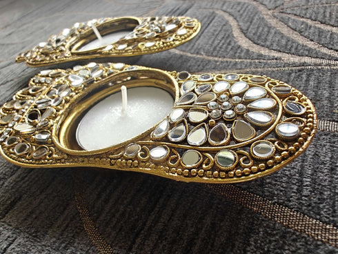 Laxmi Charan Diya Set - Accessory