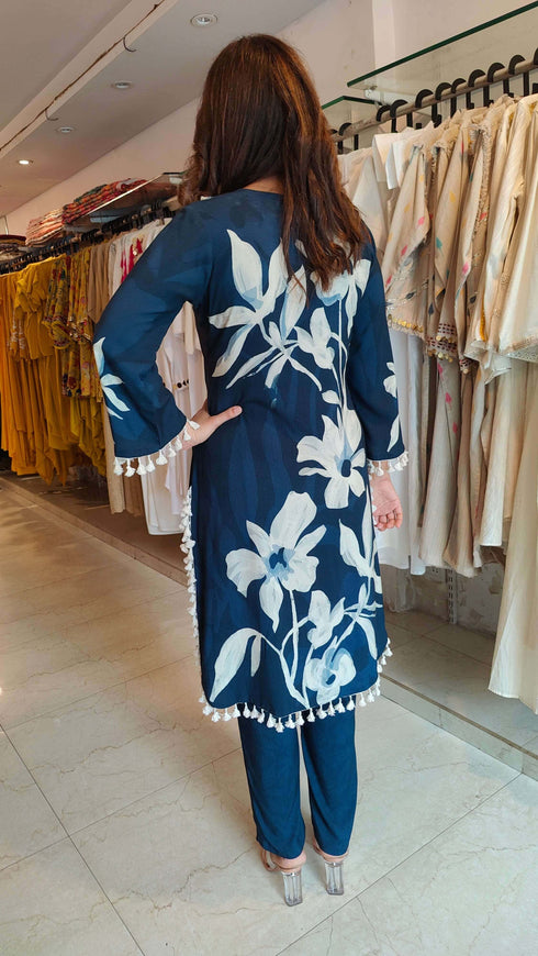 Lily Blue Kurta Coord Set