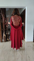 Maroon Anarkali Set
