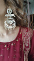 Maroon Anarkali Set