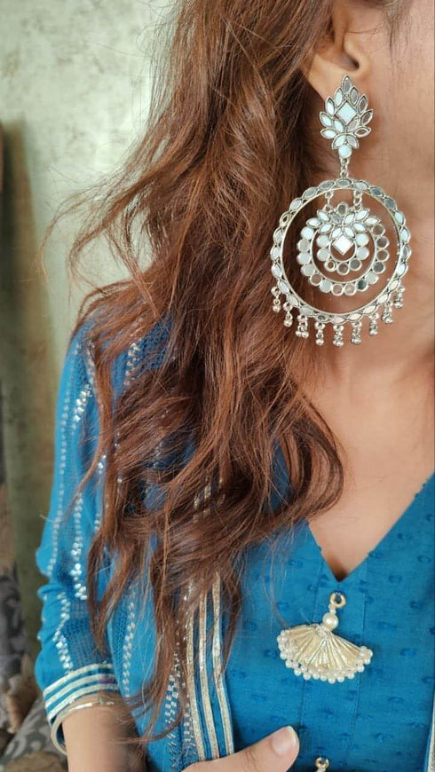 Blue Kurta Jacket Set