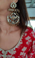 (@MasoomMinawala) Gold Chandbali Earrings - Gold Chand bali