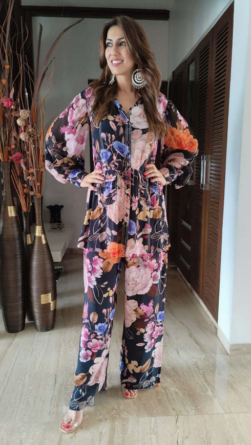Midnight Floral Coord Set