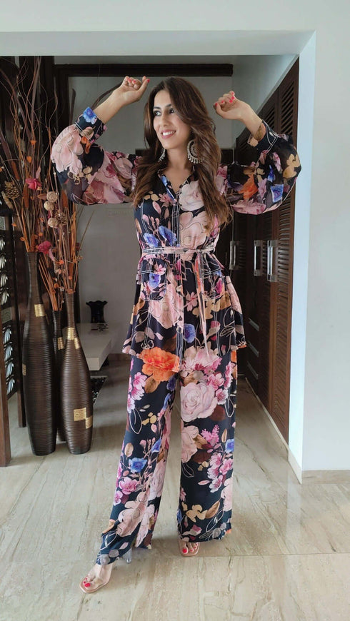 Midnight Floral Coord Set