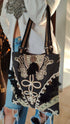 Mini Bronze Black Handcrafted Embroidery Tote Bag