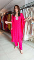 Mirror Pink Kaftan Set