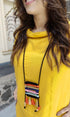 Mustard Yellow 3 Piece Coord Set - Neckpiece included