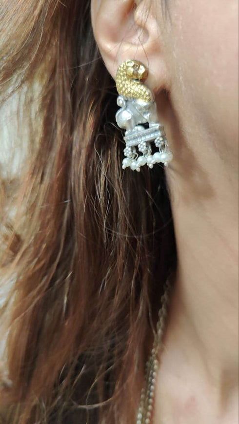 Off White Drape dress with Neon Jacket