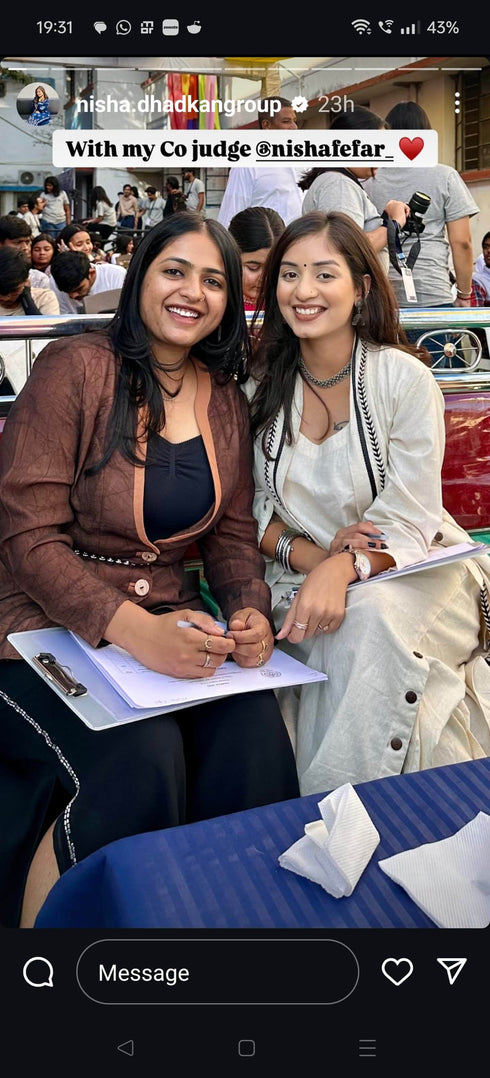 Off White Three Piece Shell Co ord Set