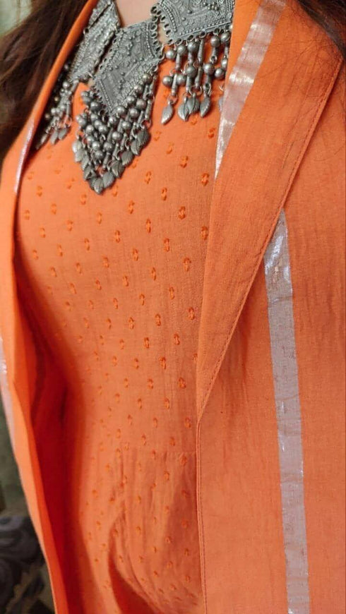 Orange Jumpsuit with Jacket