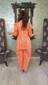 Orange Jumpsuit with Jacket