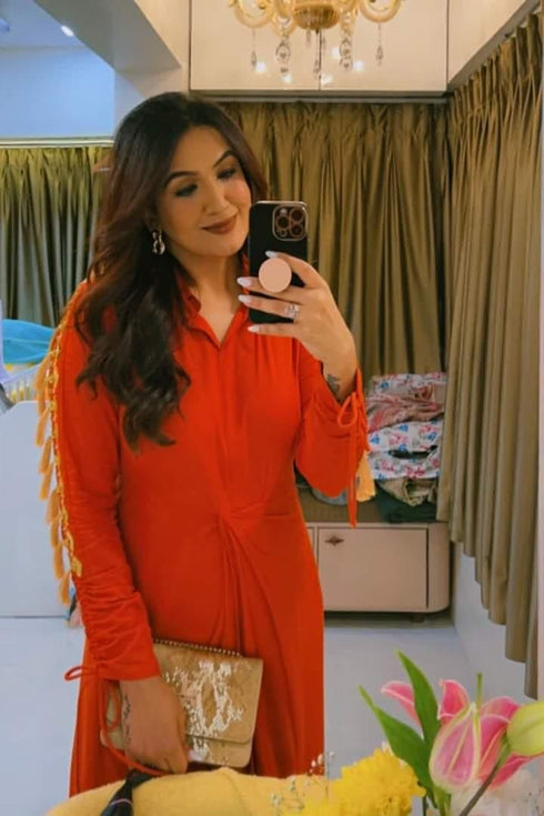 Orange Stallion Gown