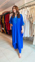 Pakistani Blue Kaftan Coord Set