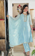 Pastel Blue Kaftan And Pant
