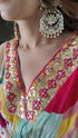 Pastel Multicolour Kaftan Potli Set
