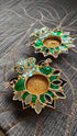 Peacock Morni Diya Set First Design (Pair of 2) - Accessory