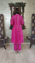 Pink Kurta Jacket Set
