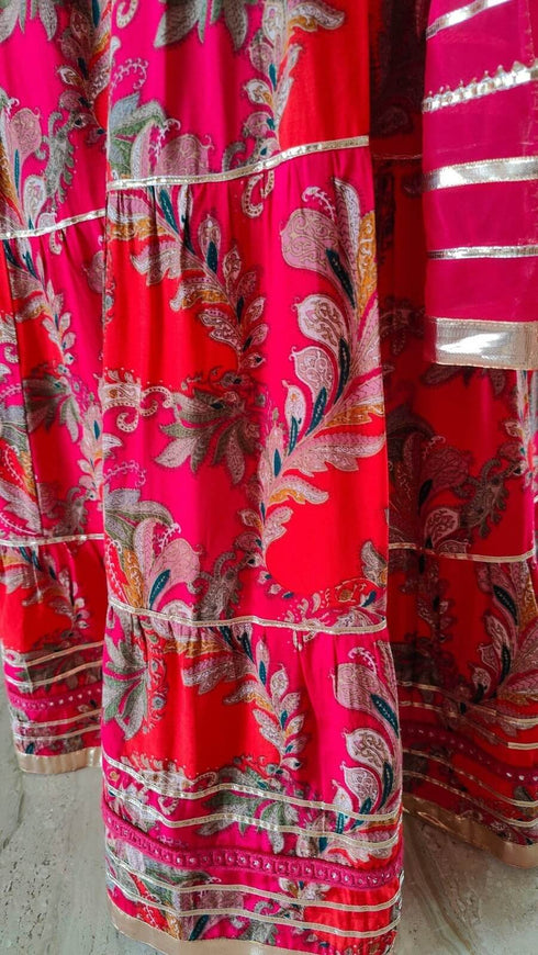 Pink Potli Sharara Set