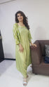 Pista Green Jumpsuit Set