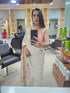 Prestitched Neon White Saree