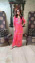 Punjabi Pink Dhoti Kurta Set