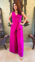 Purple Pink Waistcoat Set