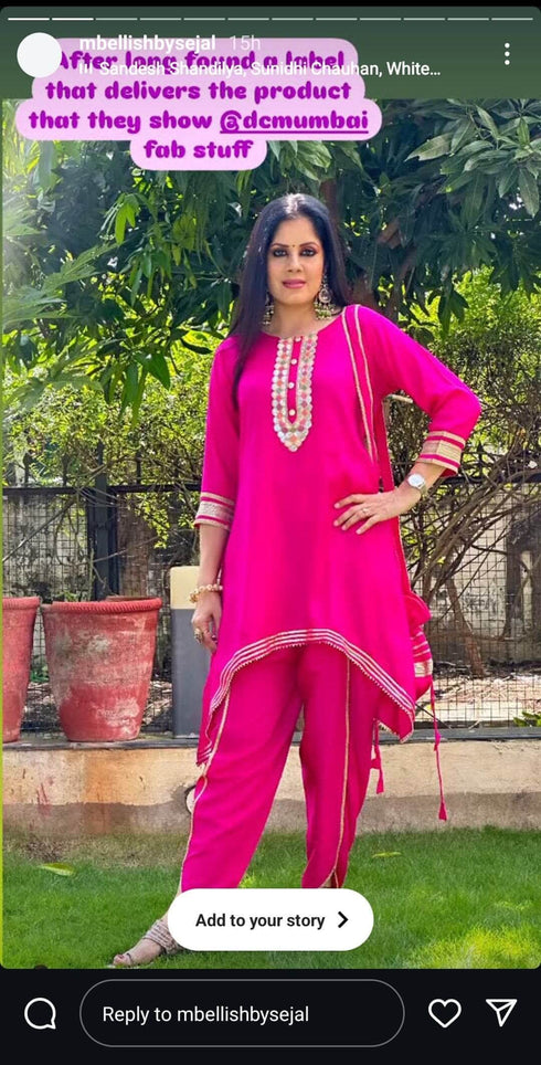 Rani Pink Potli Set