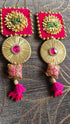Rani Pink Shubh Labh Set (Pair of 2) - Accessory
