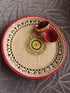 Red Jute Pooja Thali Set - Accessory