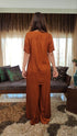 Rust Brown Knot Coord Set