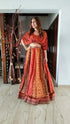Rust Maroon Lehenga Set