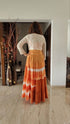 Rust Orange Dress with Shrug