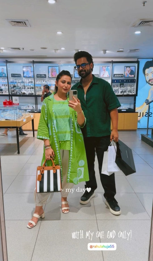 Three Piece Green Cargo Coord Set