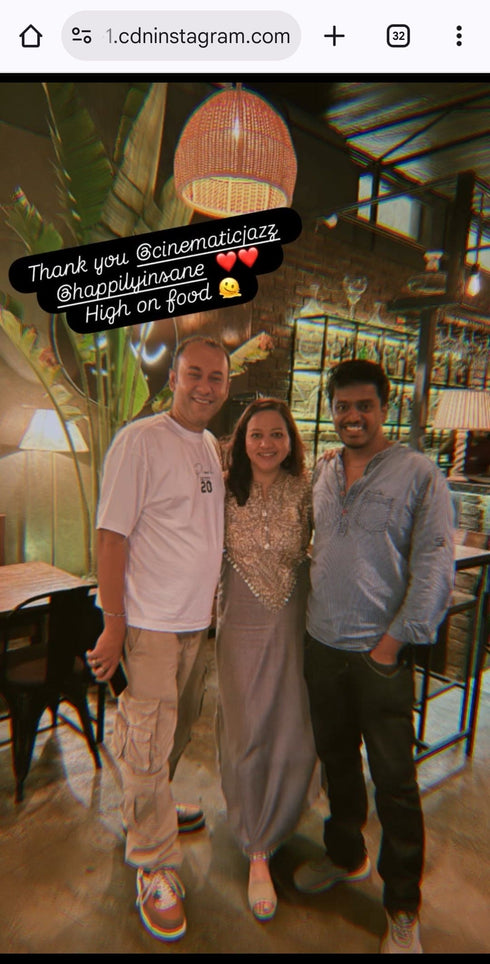 Denim Gold Kaftan Dress